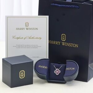 Harry Winston Pink and Silver Necklace